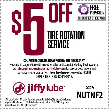 Tire Rotation Coupon Jiffy Lube